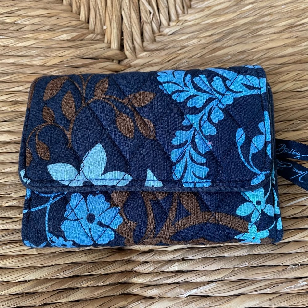 Vera Bradley Riley Compact Wallet In Java Floral - image 1